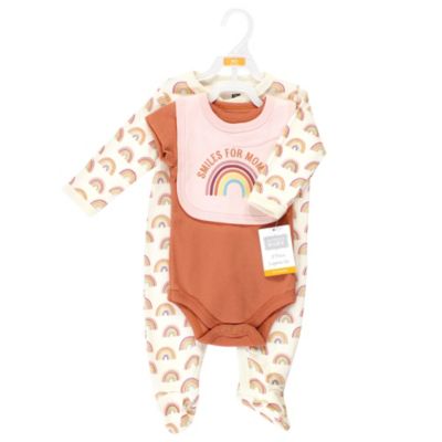 Cotton Sleep and Play, Bodysuit and Bandana Bib Set