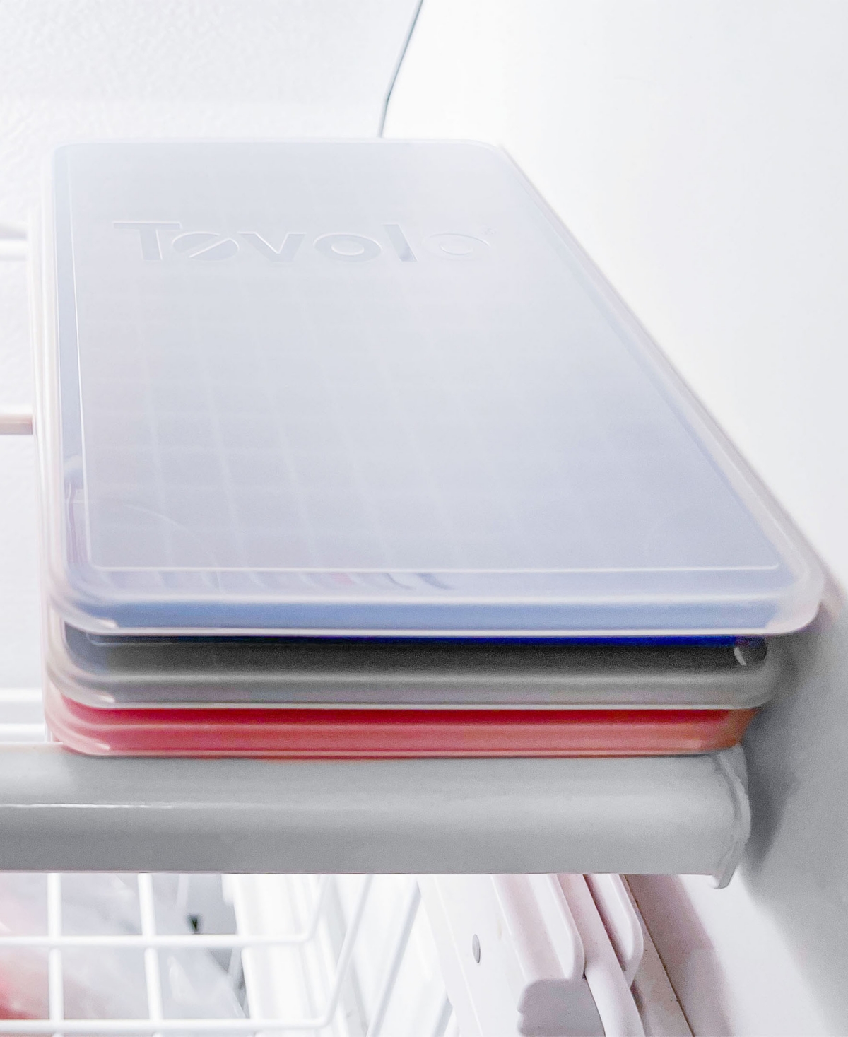 Tovolo Silicone Mini Ice Cube Tray with Lid, 2-Pack- Assorted