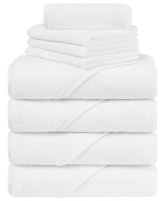 Turkish Cotton Baby Hooded 8-Pc. Bath Towel Set