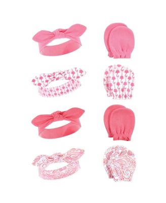 Baby Girls Hudson 16Pc Headband and Scratch Mitten Set