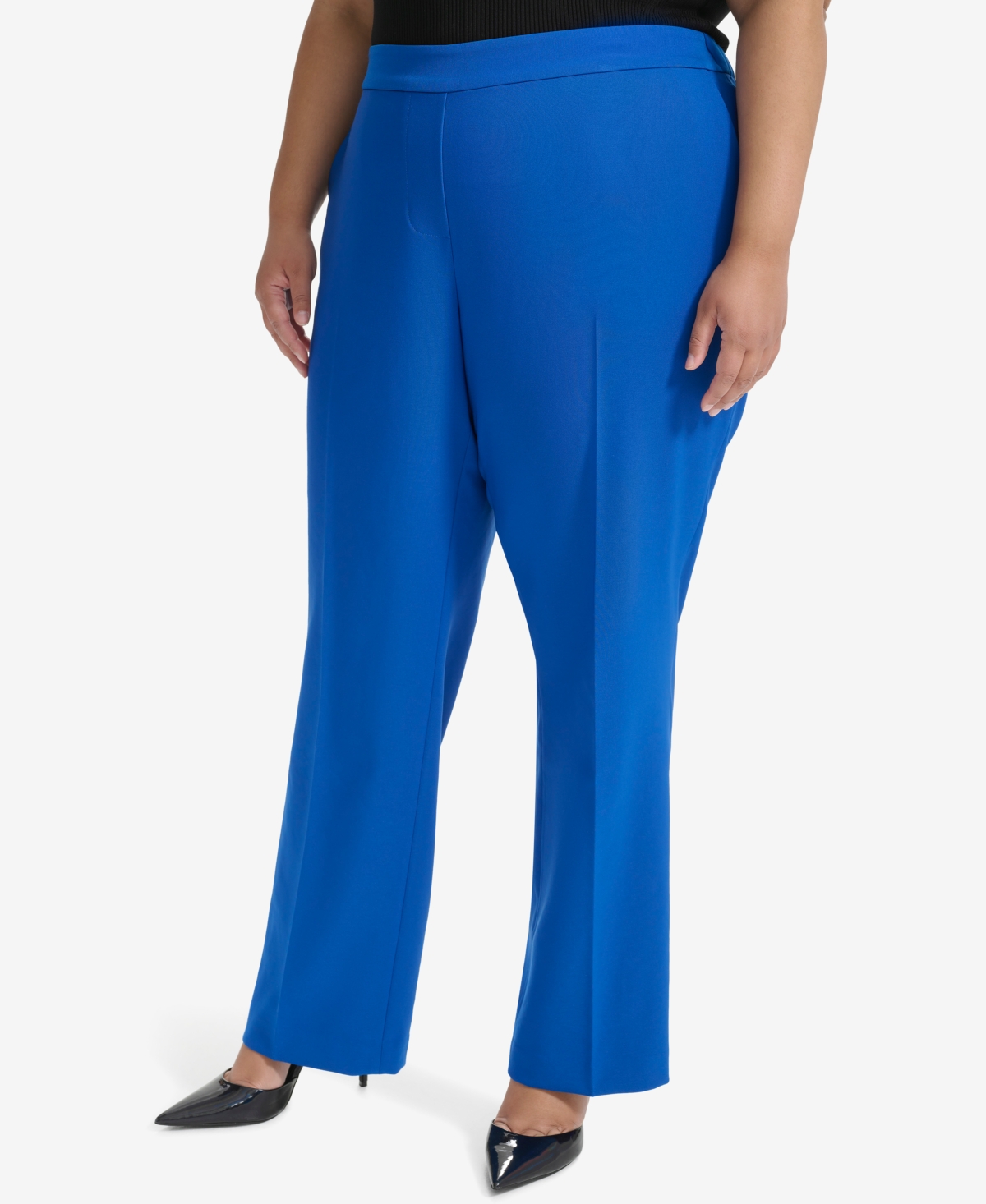 Dkny Plus Size Pull-On Ankle Pants