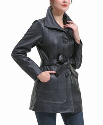 Women's Erika Leather Coat