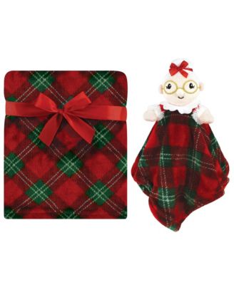 Girls Plush Blanket with Security Blanket