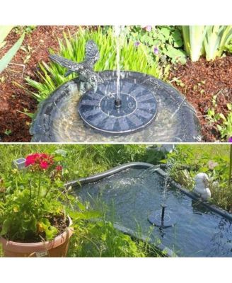 Solar Fountain Pump for Bird Bath Garden Outdoor