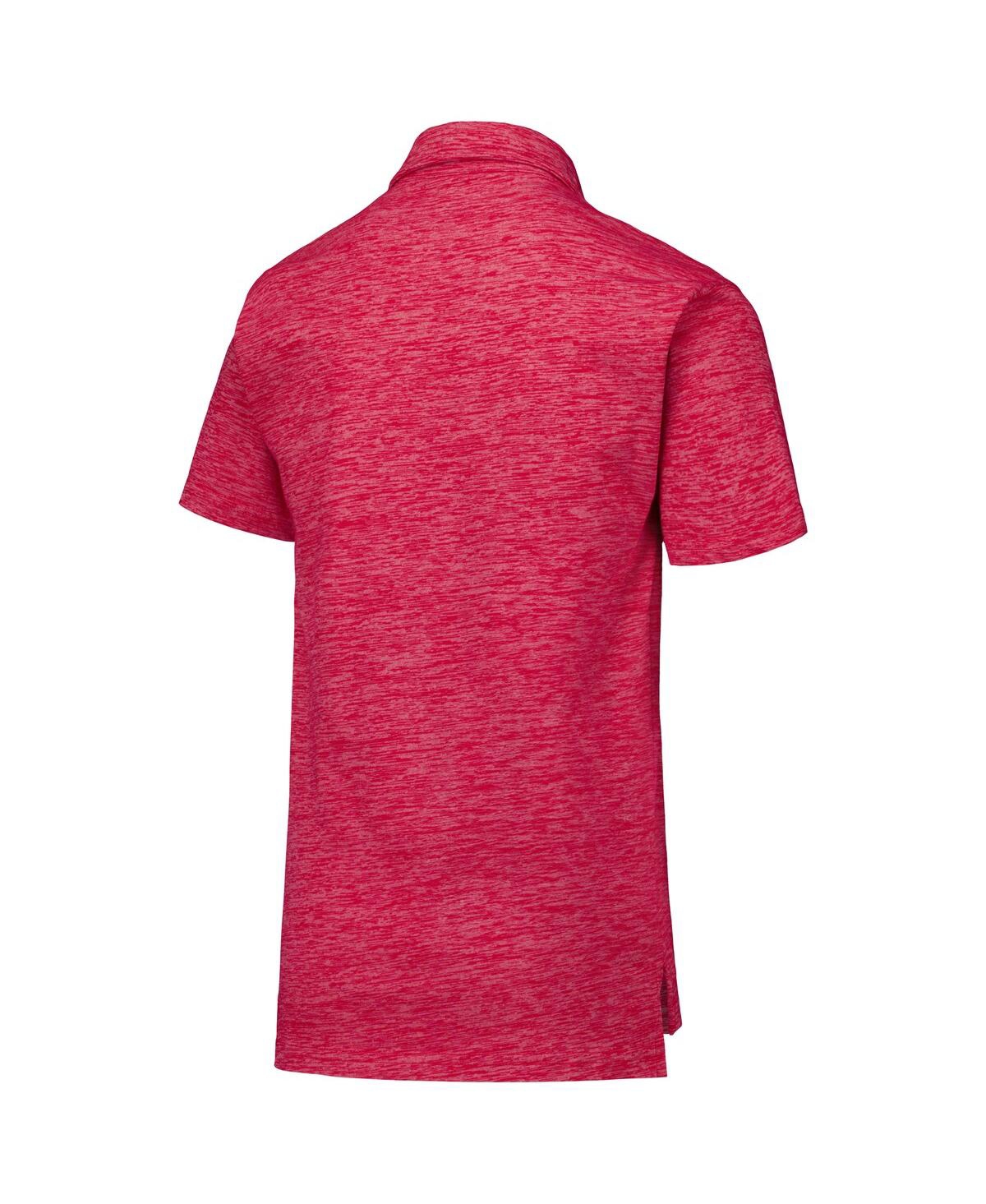 Wes & Willy Big Boys and GirlsKansas City Chiefs Cloudy Yarn Polo - Red