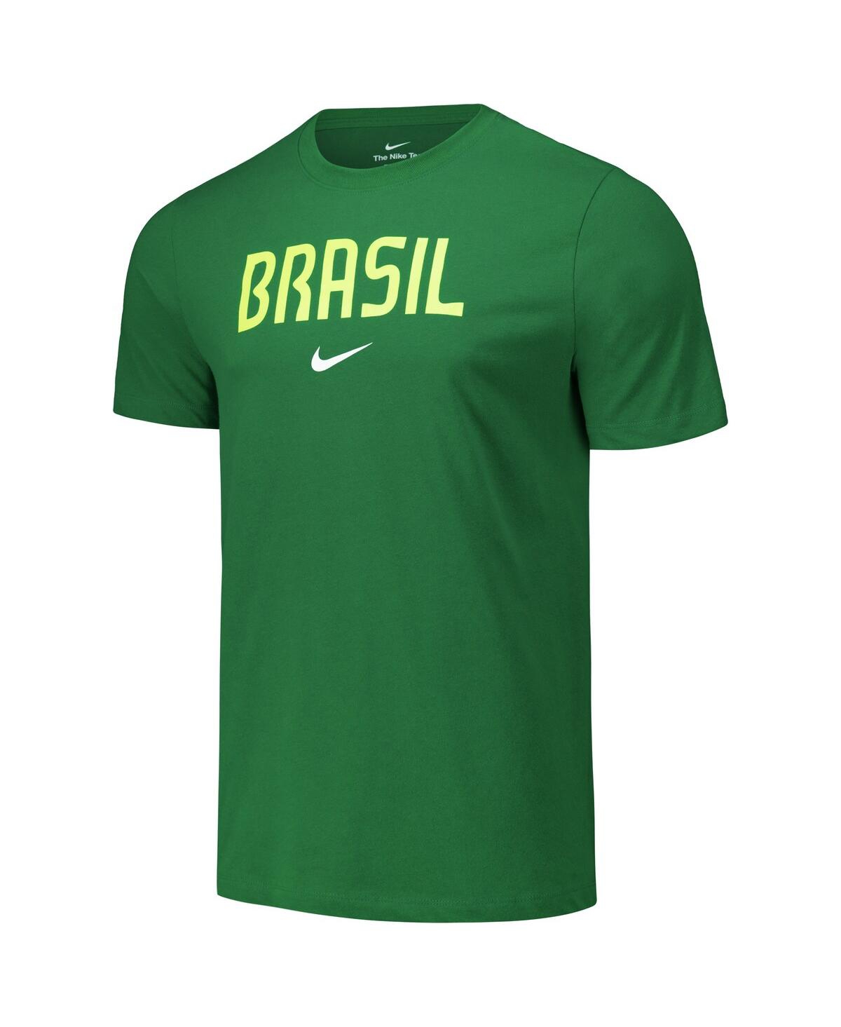 Nike Men'sBrazil National Team Performance T-Shirt - Green