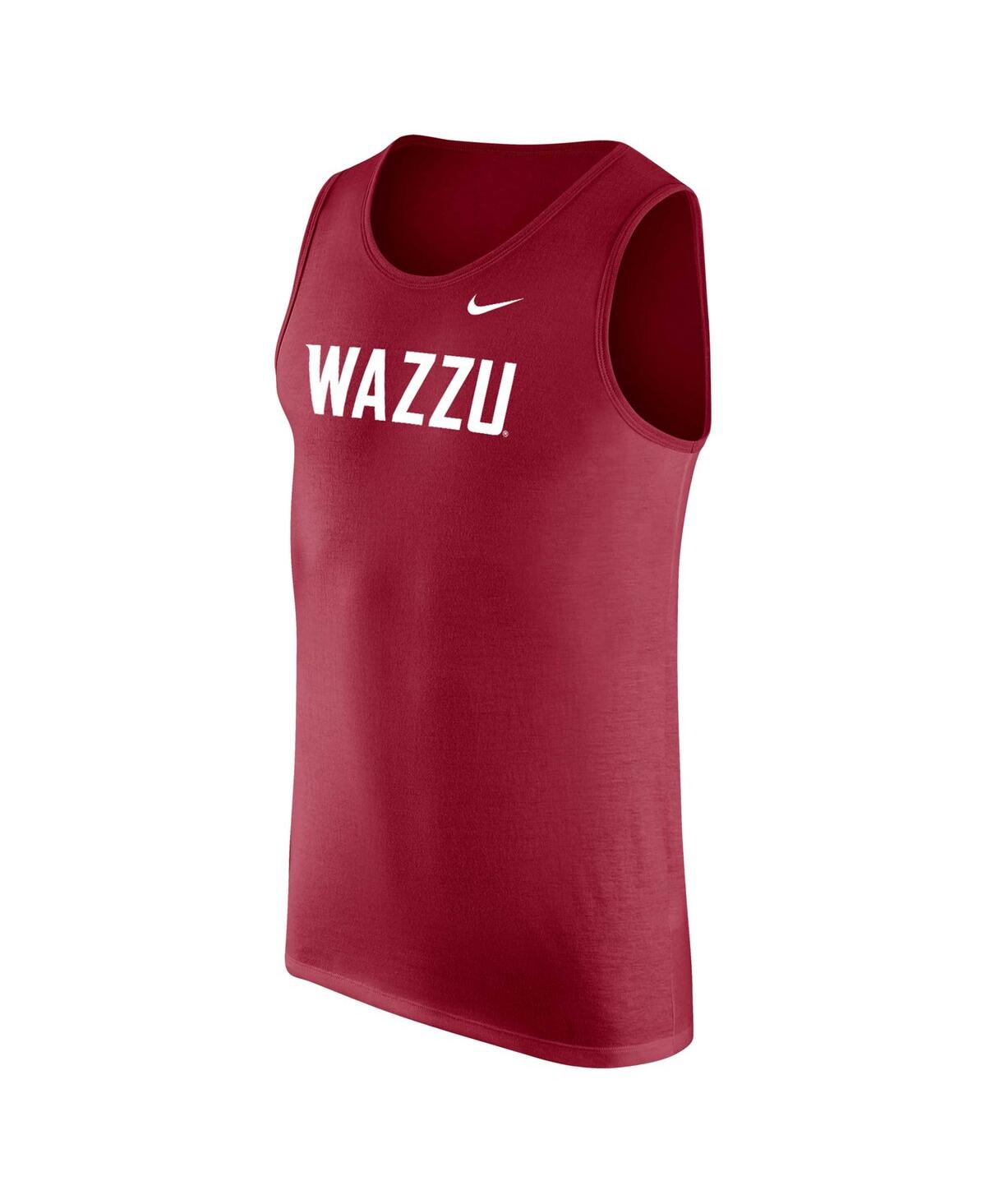 Nike Men's Crimson Washington State Cougars Tank Top In Crimson