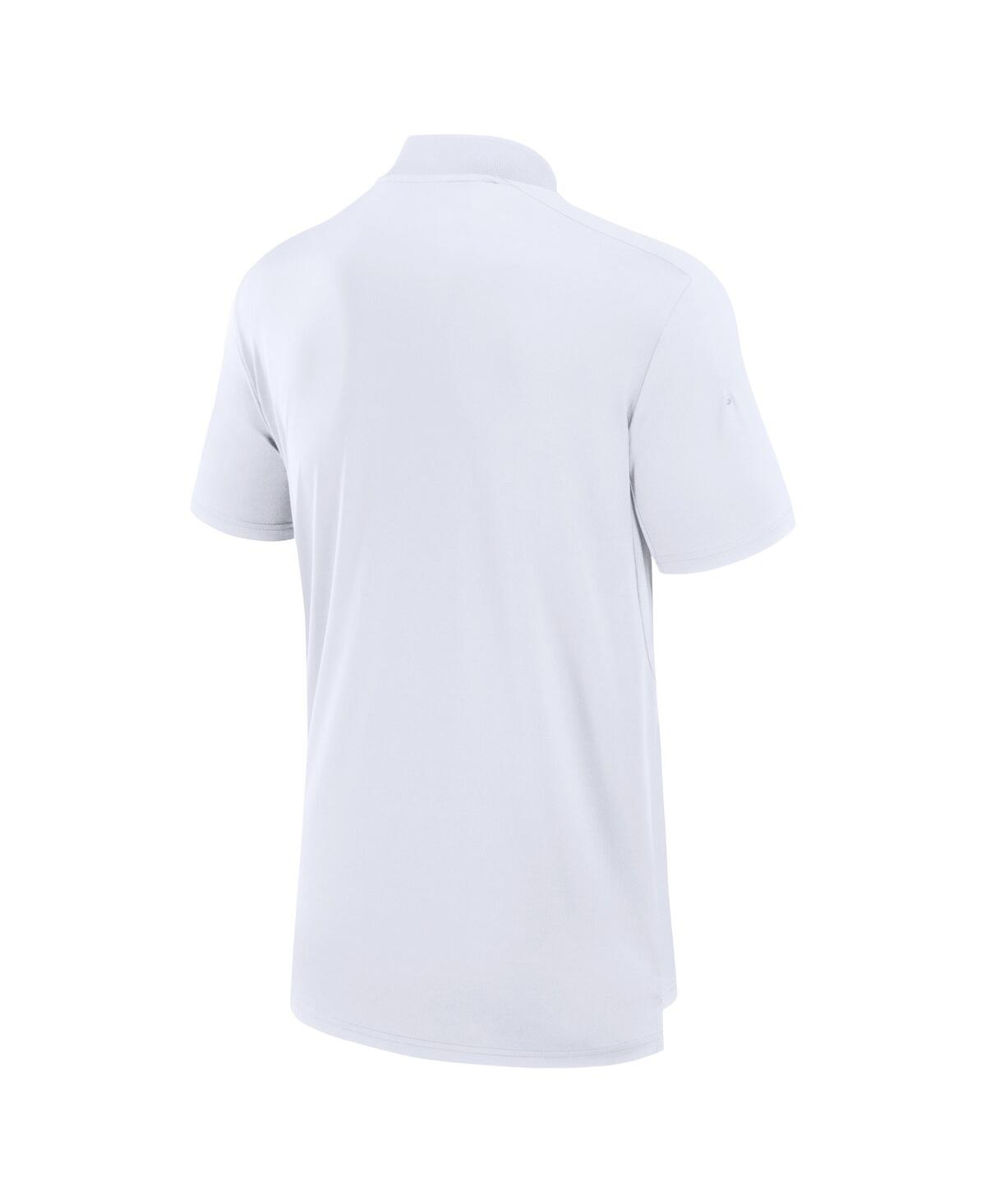 Fanatics Men'sOlympic Games Union Bar Quarter-Zip Polo Shirt - White