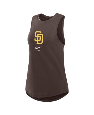 Women's Brown San Diego Padres Legacy Icon High Neck Fashion Tank Top