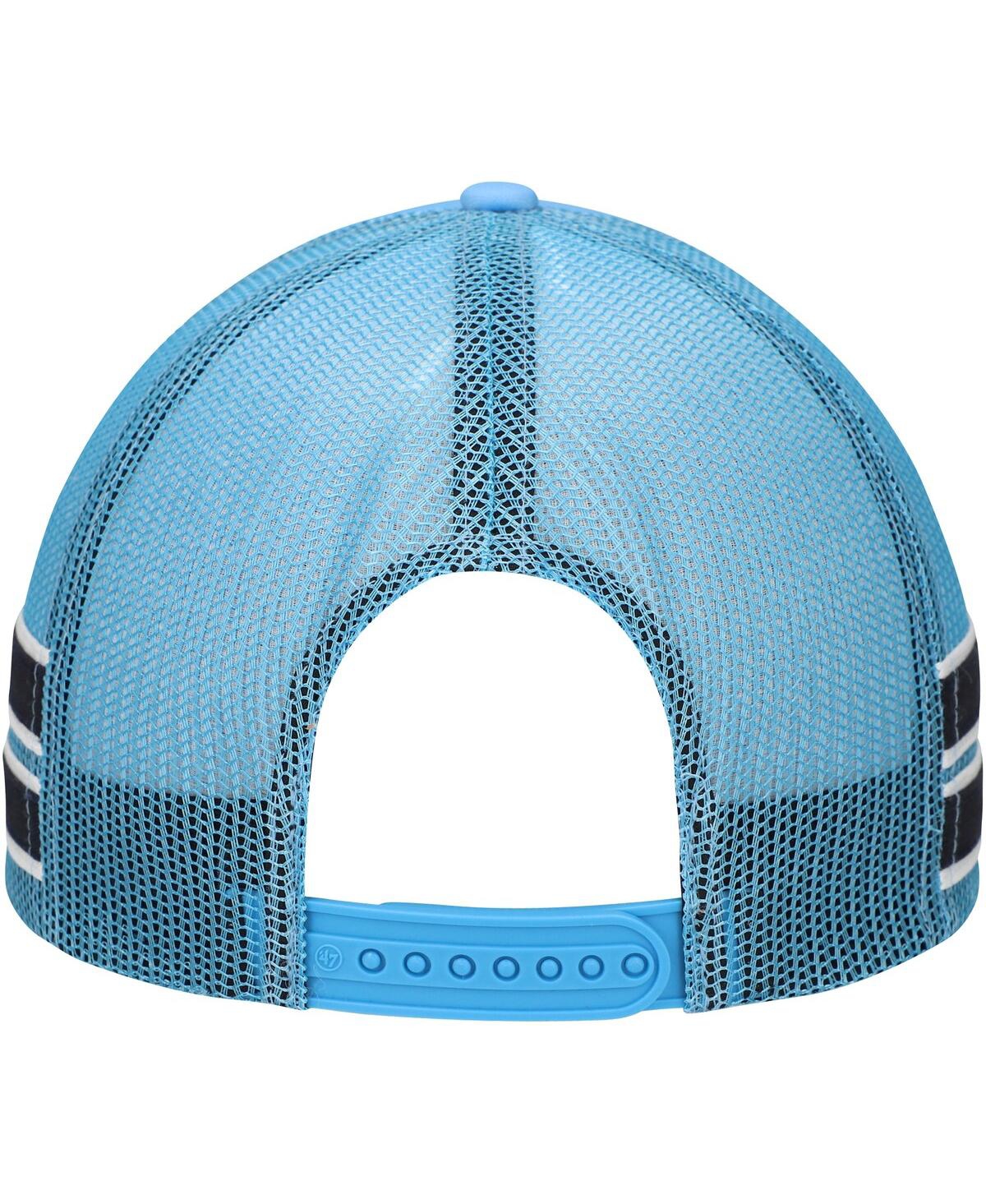 '47 Brand Men'sNorth Carolina Tar Heels Sideband Trucker Adjustable Hat - Light Blue