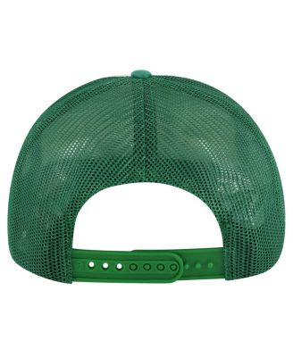 Men's White/Green Oakland Athletics Cooperstown Collection  Pack Express Trucker Adjustable Hat