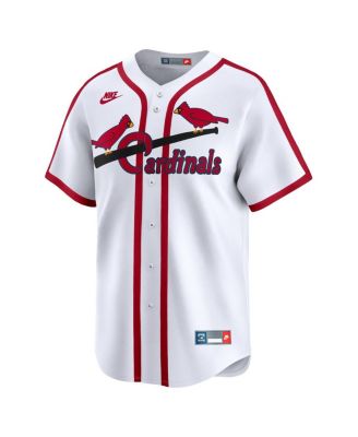 Men's White St. Louis Cardinals Cooperstown Collection Limited Jersey