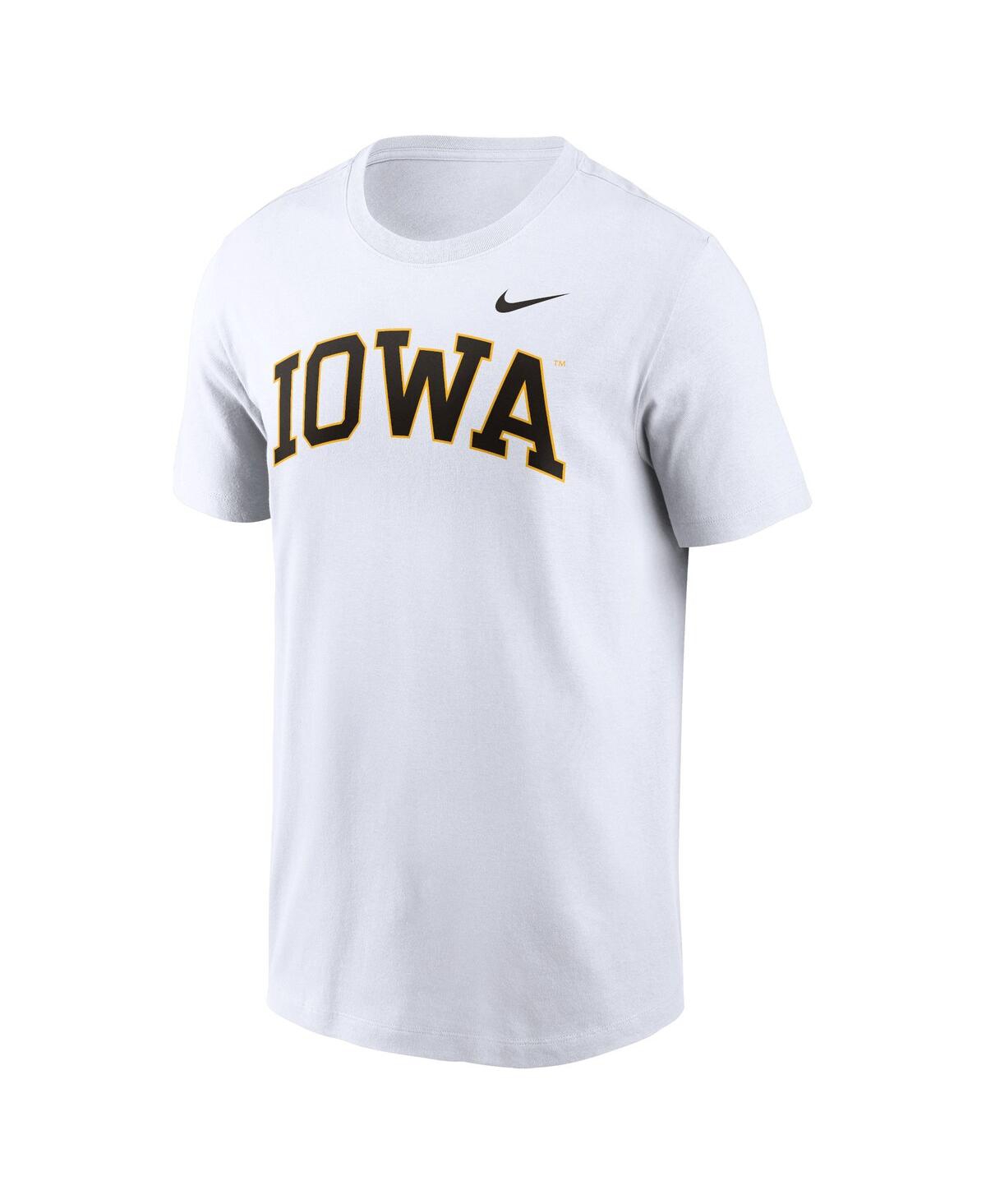 Nike Men's White Iowa Hawkeyes Blitz 2-hit T-shirt In White