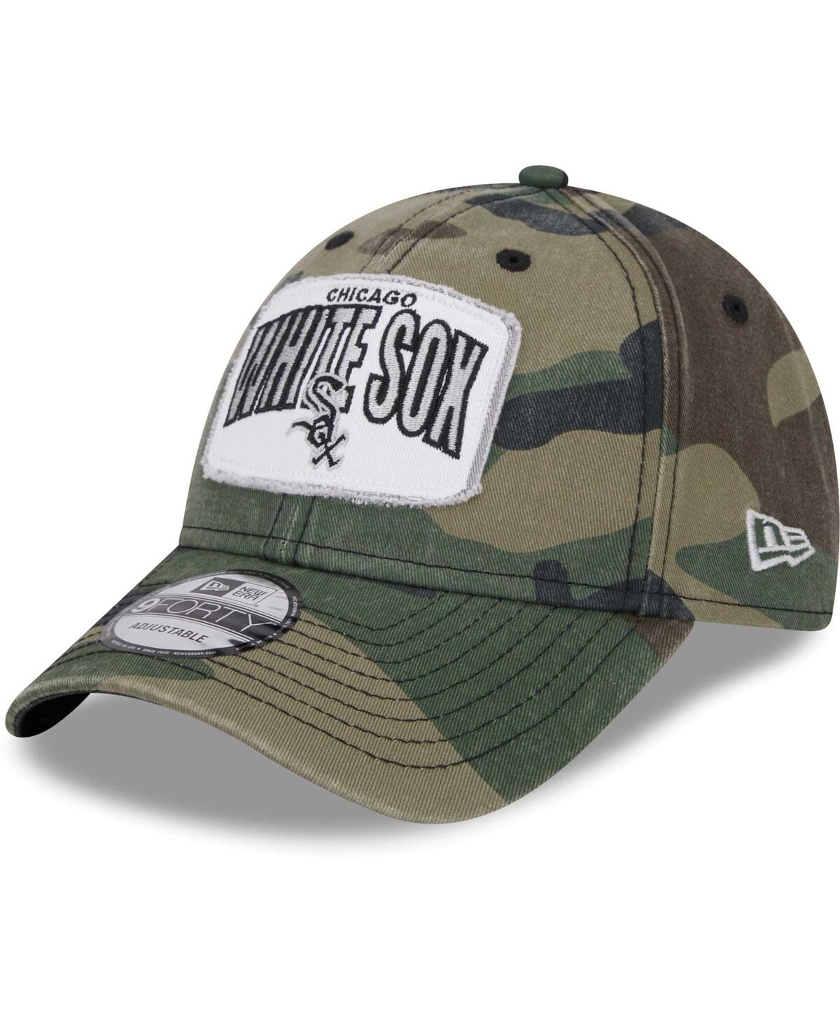 New Era Men's Camo Chicago White Sox Gameday 9forty Adjustable Hat In Camo