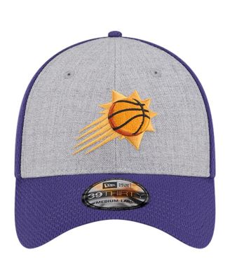Men's Heather Gray/Purple Phoenix Suns Two-Tone 39THIRTY Flex Hat
