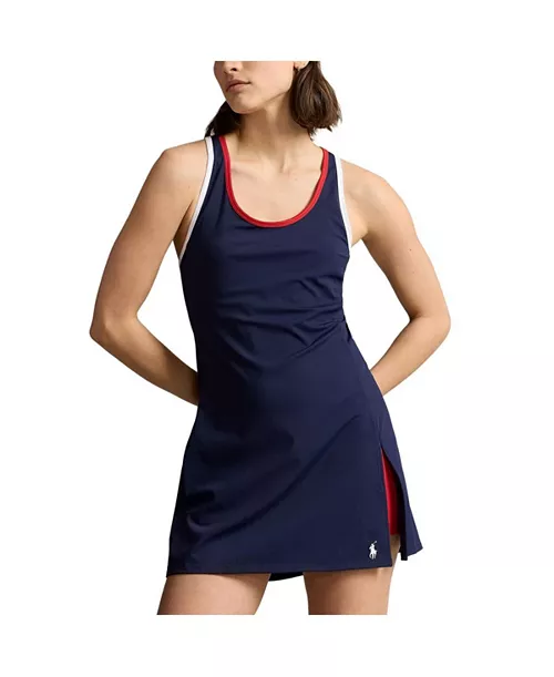 women's navy team usa 2024 summer olympics villagewear performance sleeveless tank dress
