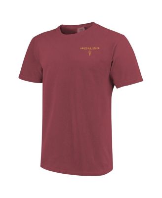 Men's and Women's Maroon Arizona State Sun Devils Scenic Comfort Colors T-Shirt