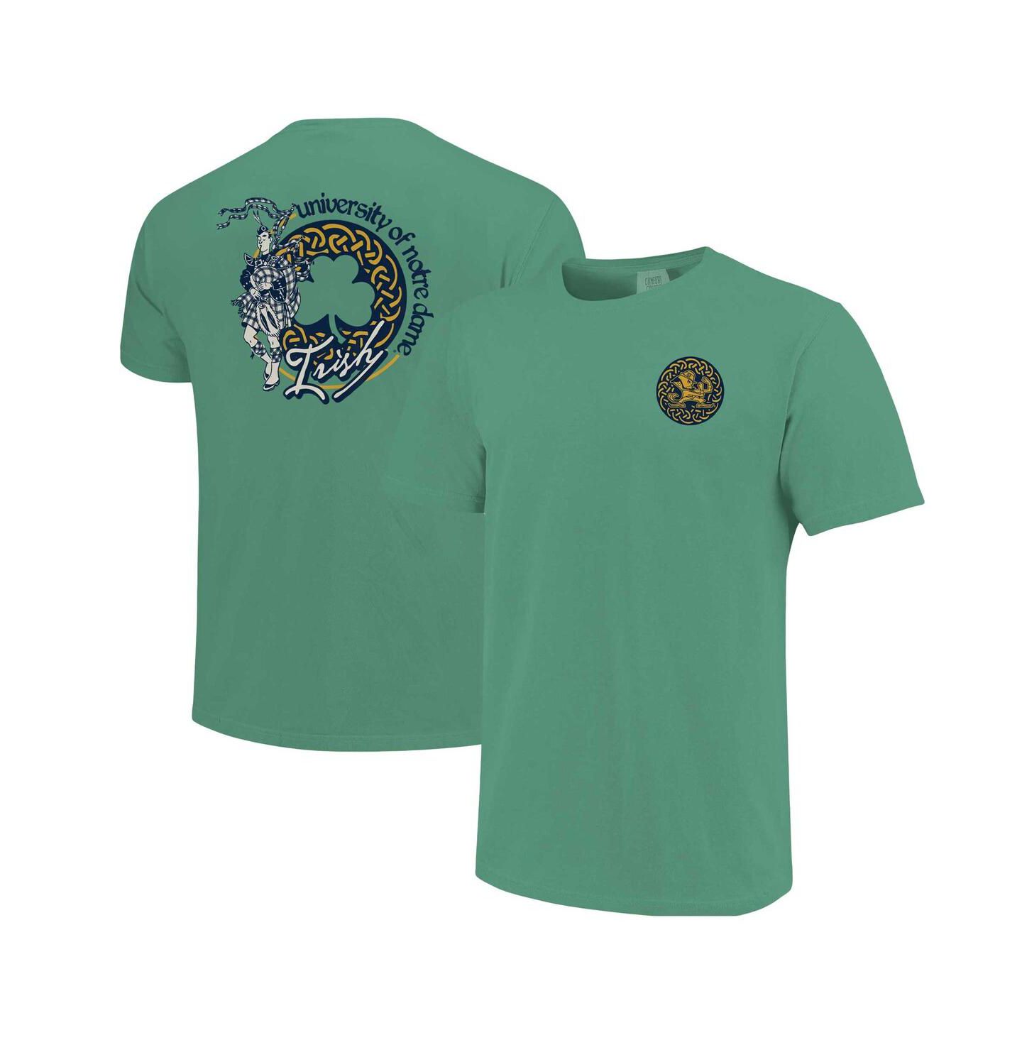 Футболка Image One Green Notre Dame Fighting Irish Hyper Local Celtic Knot Bagpipes — фото 1