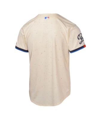 Big Boys and Girls Cream Los Angeles Dodgers 2024 City Connect Limited Jersey