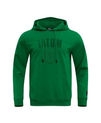 Men's Jayson Tatum&nbsp;Kelly Green Boston Celtics Triple Tonal Player Pullover Hoodie
