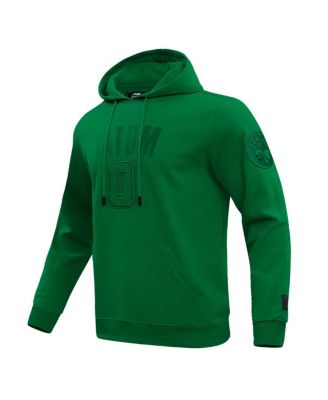Men's Jayson Tatum&nbsp;Kelly Green Boston Celtics Triple Tonal Player Pullover Hoodie