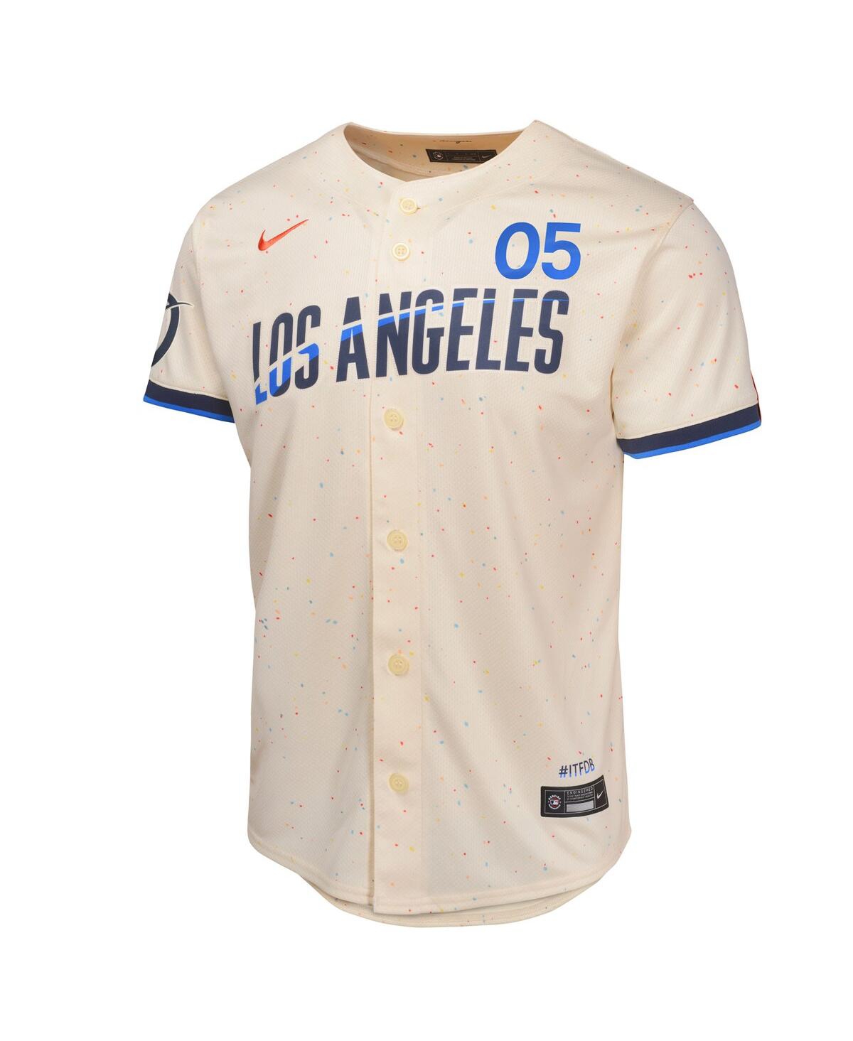 Nike Big Boys and Girls Freddie FreemanLos Angeles Dodgers 2024 City Connect Limited Player Jersey - Cream