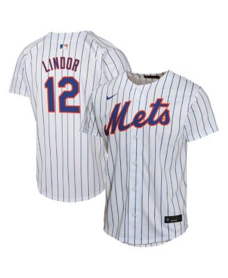 Nike Big Boys and Girls Francisco Lindor White New York Mets Home Game Player Jersey Macy s