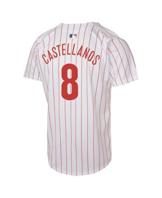 Big Boys and Girls Nick Castellanos White Philadelphia Phillies Home Game Player Jersey