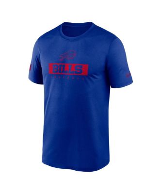 Men's Royal Buffalo Bills Sideline Legend Performance T-Shirt
