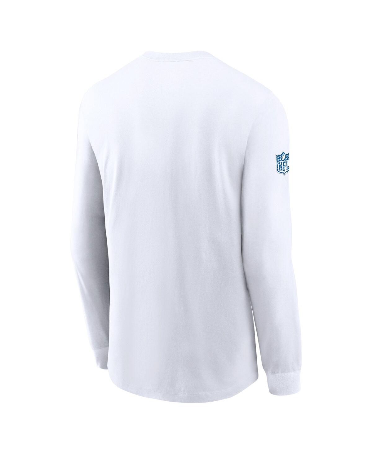 Nike Men'sIndianapolis Colts Sideline Performance Long Sleeve T-Shirt - White