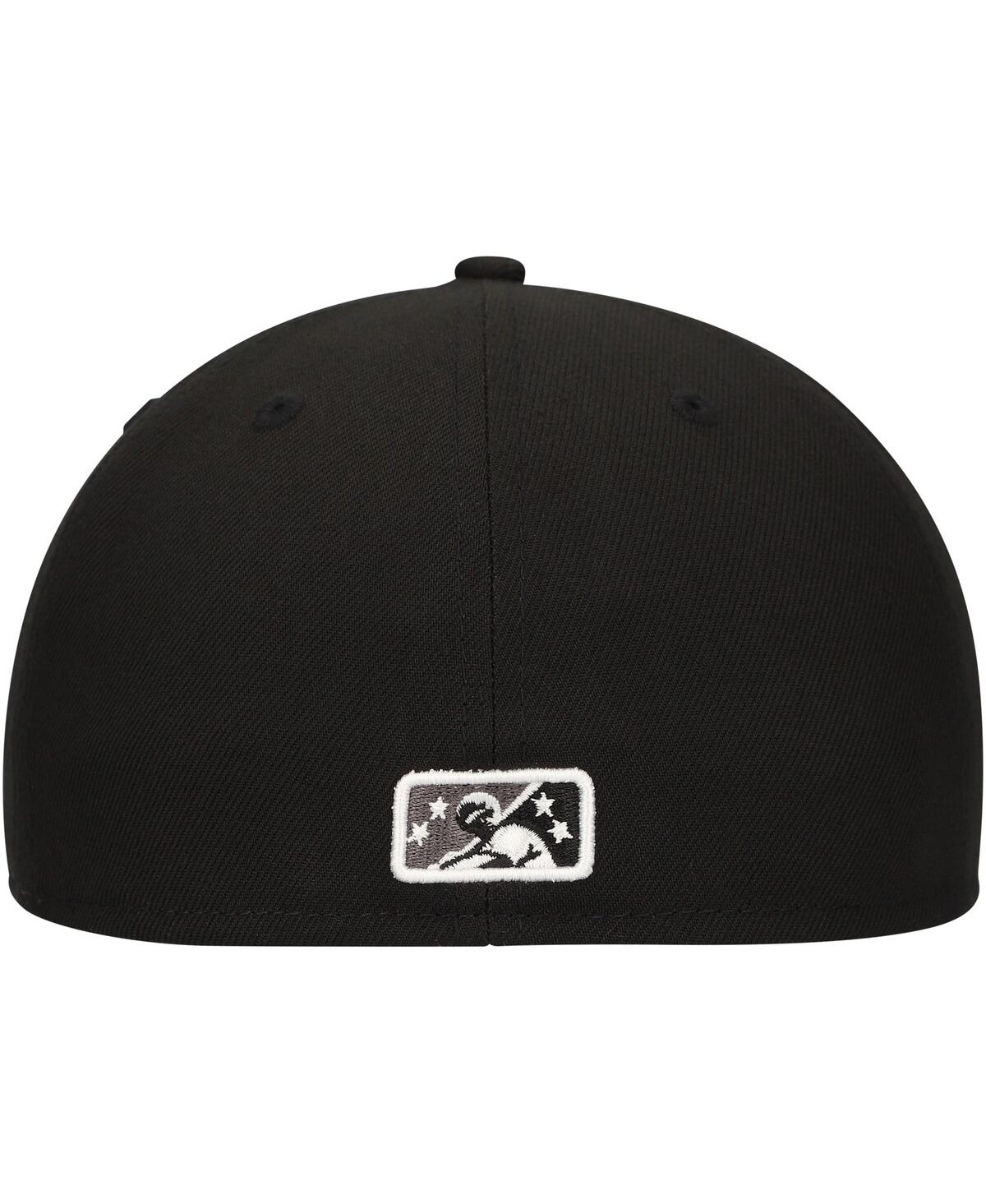 New Era Men'sSacramento River Cats Authentic Collection 59FIFTY Fitted Hat - Black