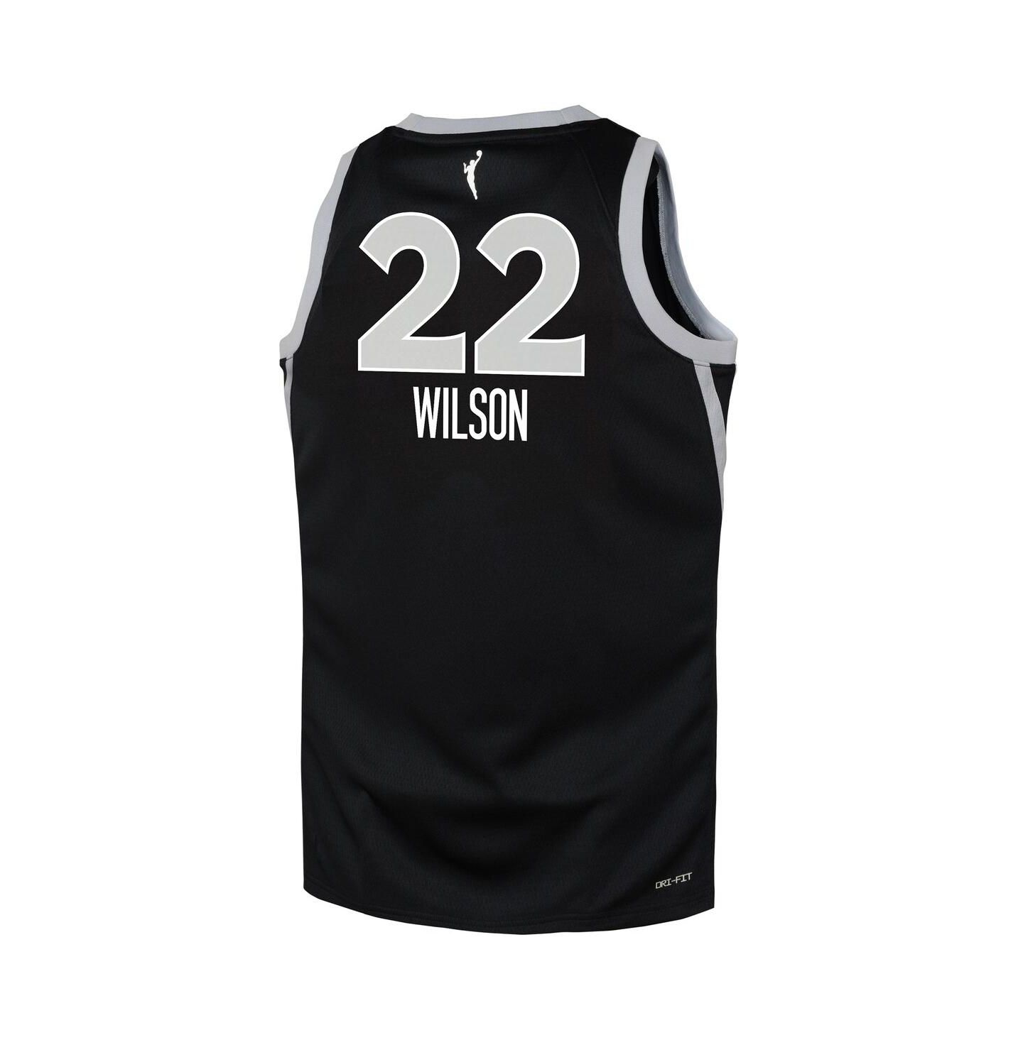 Детская джерси Nike A'ja Wilson Las Vegas Aces Explorer Edition, Black — фото 2