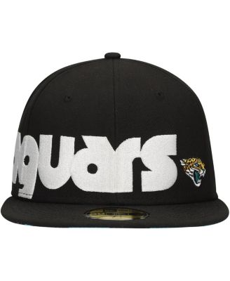 Men's Black Jacksonville Jaguars Checkered Undervisor 59FIFTY Fitted Hat
