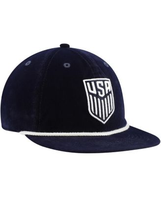 Men's and Women's Navy USMNT Snow Beach Corduroy Adjustable Hat