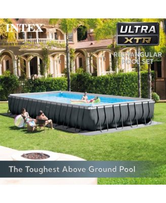 32' x 16' x 52" Rectangular Ultra XTR Frame Above Ground Swimming Pool Set