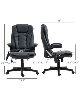 High-Back Vibration Massage Chair, Heating Office Chair,