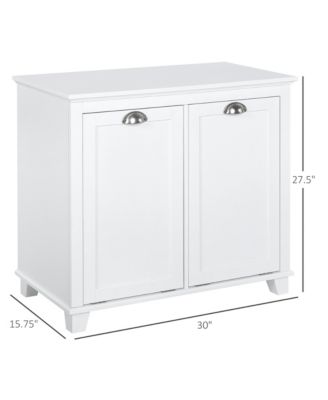 Tilt-Out Laundry Sorter Bathroom Cabinet