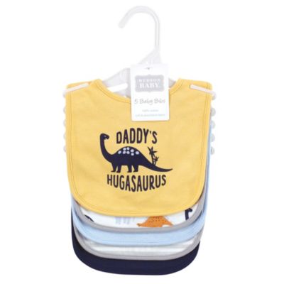 5Pk of Soft Interlock Baby Bibs