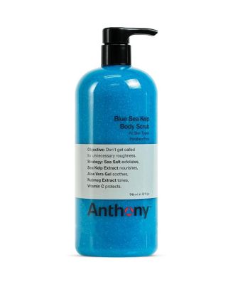 Anthony Blue Sea Kelp Body Scrub 32 oz. - Blue