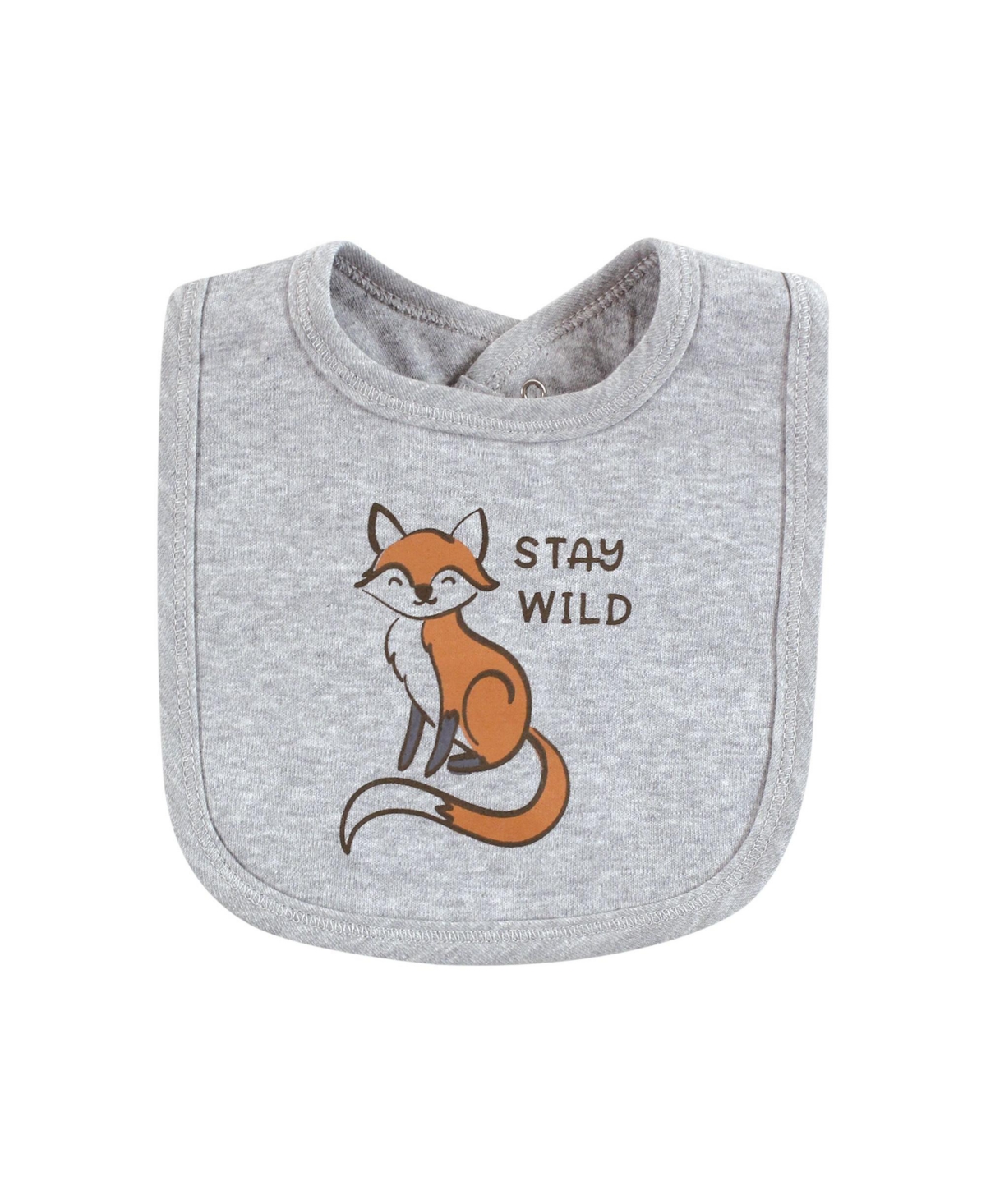 Touched by Nature Unisex Baby Organic Cotton Bibs 5pk, Cutie Pie, One