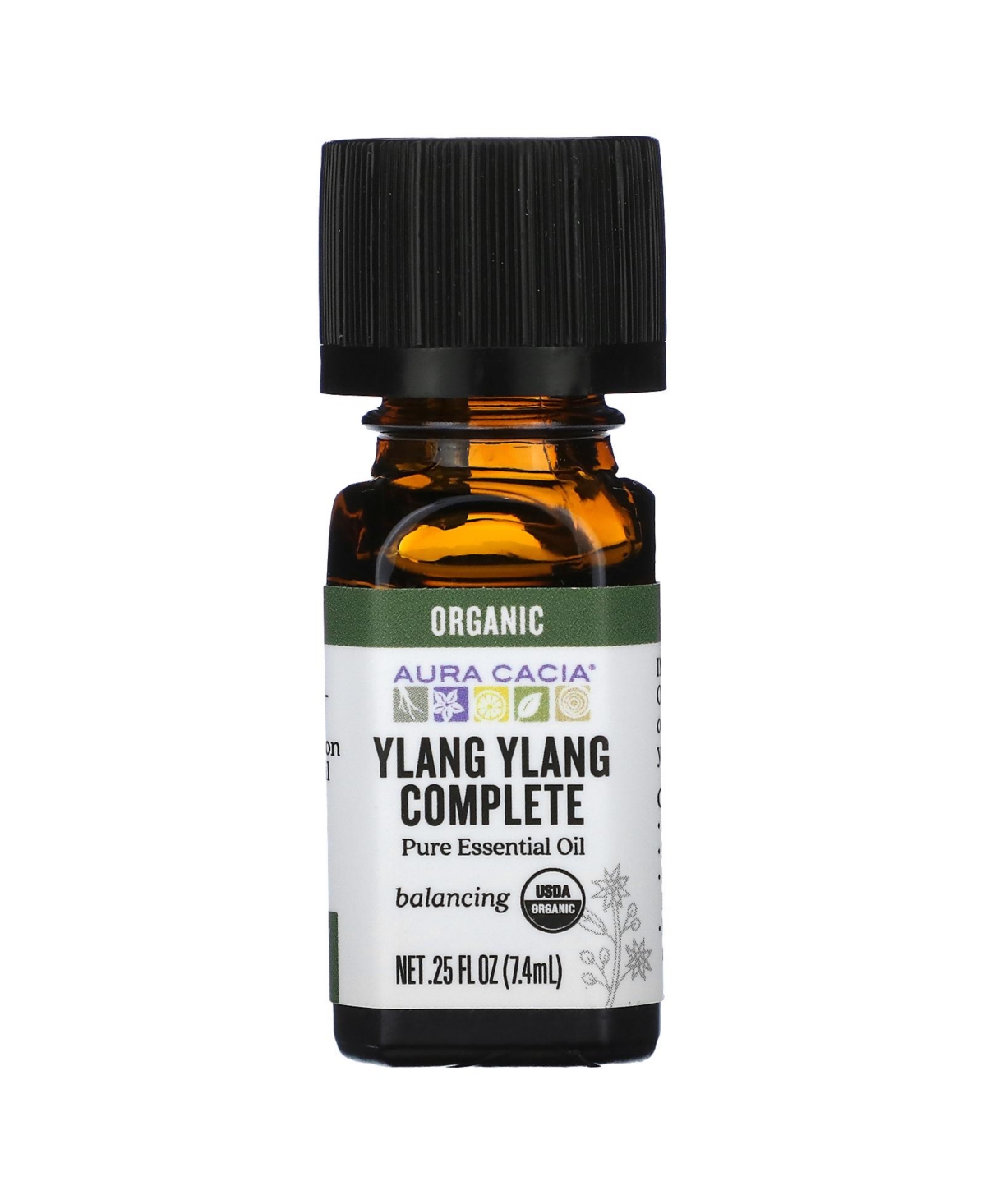 Pure Essential Oil Organic Ylang Ylang Complete - 0.25 fl oz (7.4 ml