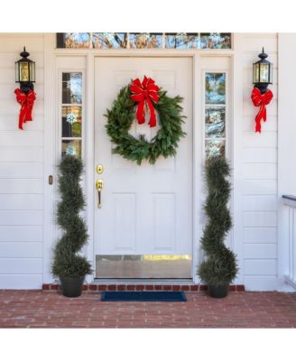 3FT Topiary Artificial Faux Cedar Tree Plant w Nursery Pot