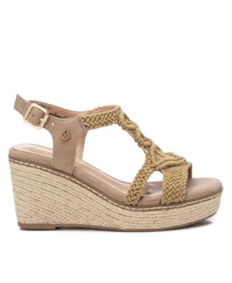 Women's Jute Wedge Sandals By XTI