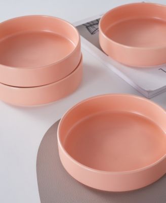Stella Porcelain Pasta Bowls, Set of 6