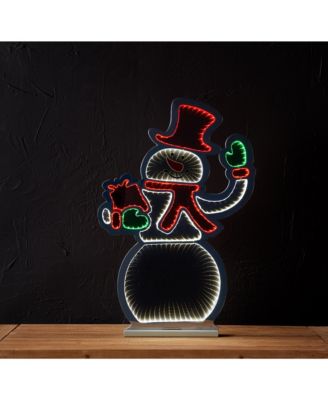 Snowman Infinity Light Display 29.5"h