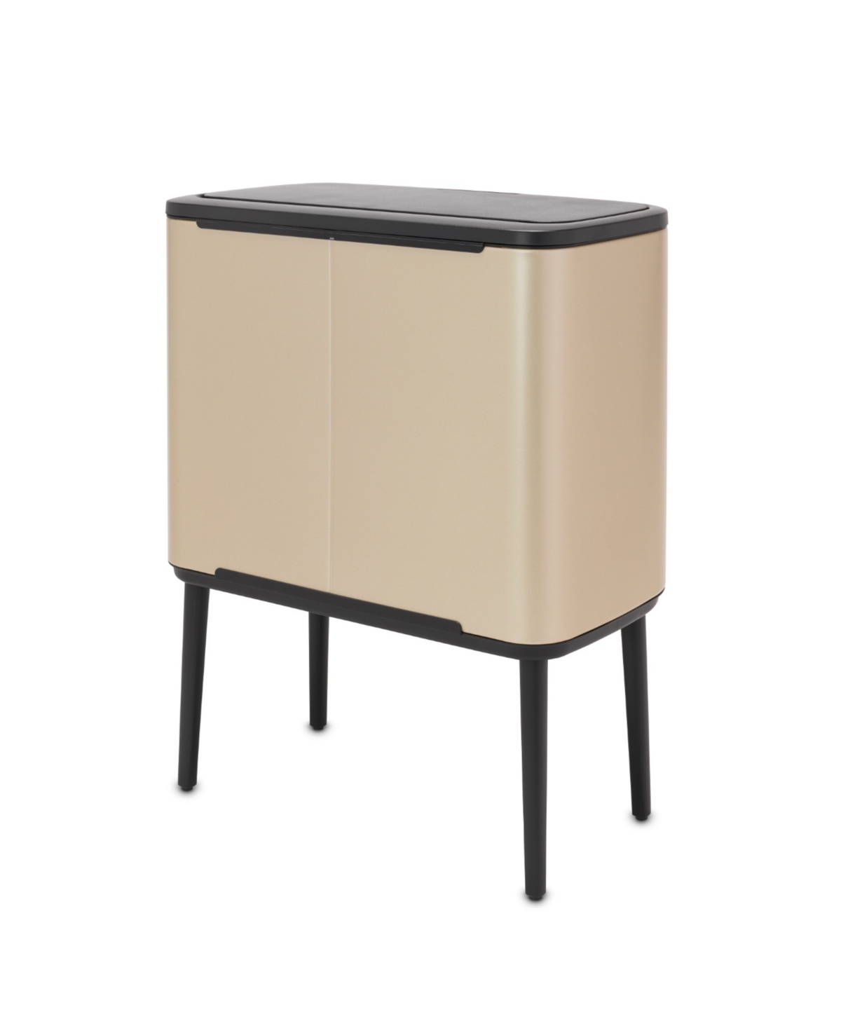 Brabantia Bo Touch Top Trash Can, 9.5 Gallon In Metallic Gold