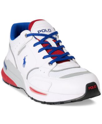 POLO RALPH LAUREN スニーカーTRACKSTR 200 Amazon.com | POLO RALPH LAUREN Trackster 200 Grey/Navy/White