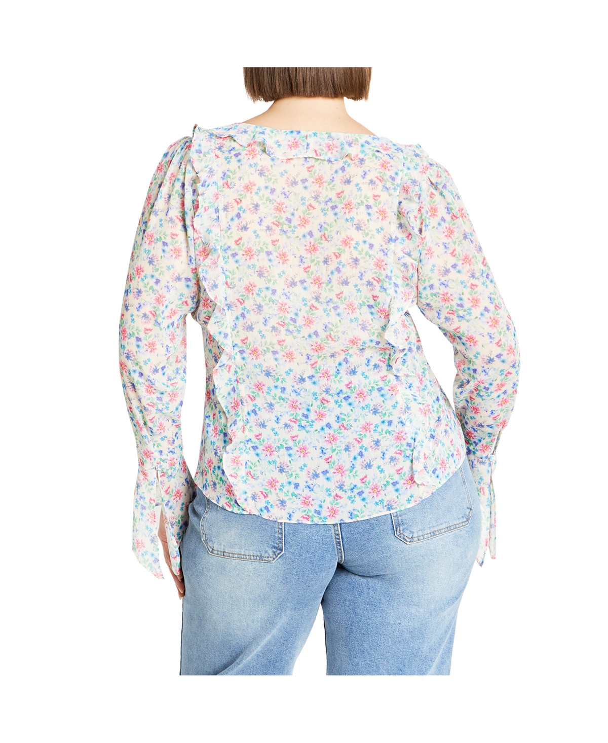 City Chic Women's Lidia Print Top