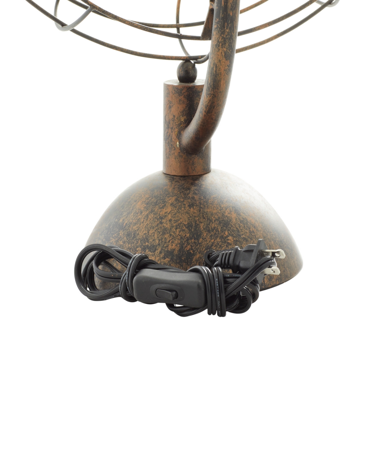 Rosemary Lane 15" Metal Fan Shape 5 Light Accent Lamp In Bronze