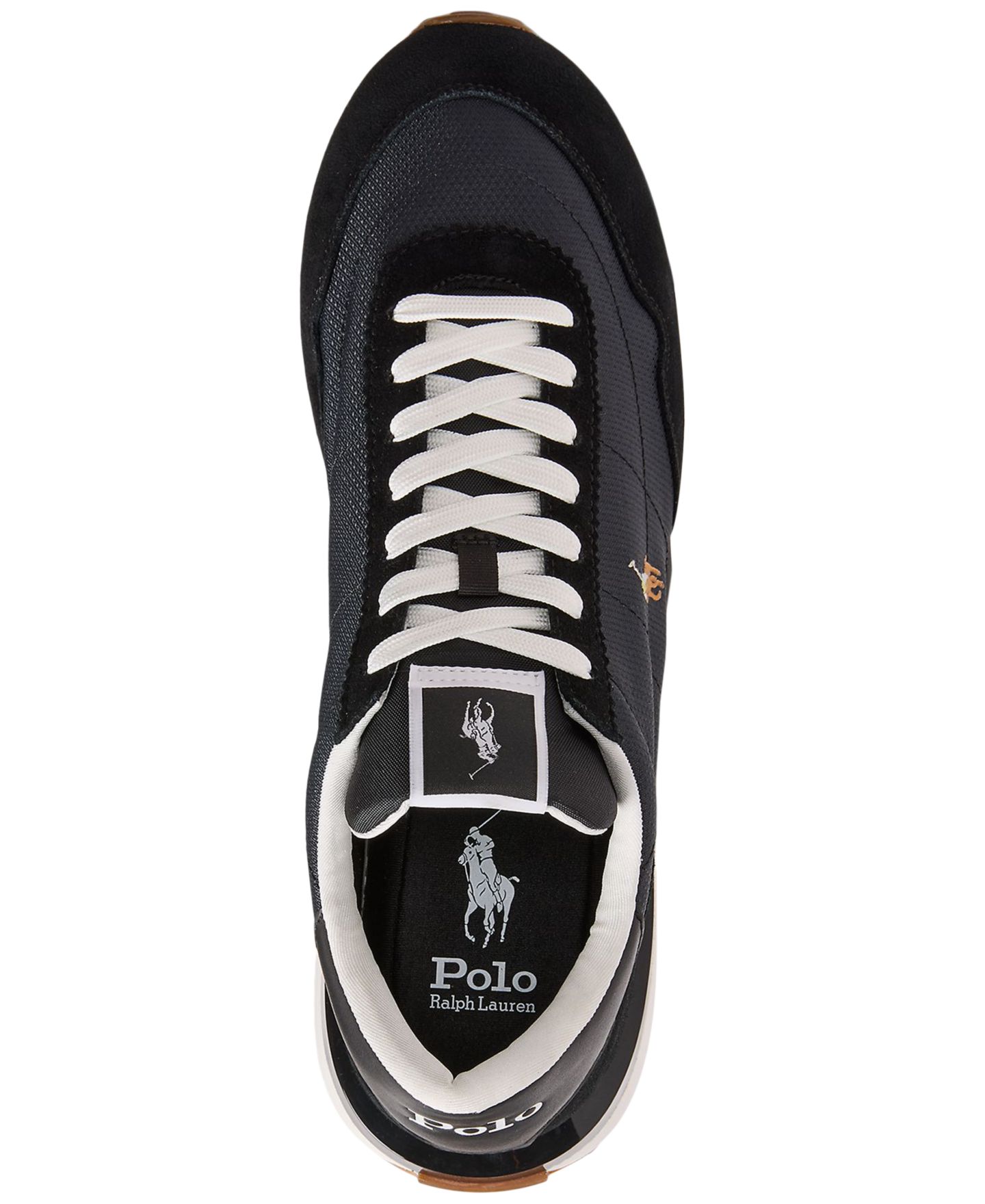 Мужские кроссовки Polo Ralph Lauren Train 89 Lace-Up, цвет: Чёрный / Разноцветный — фото 3